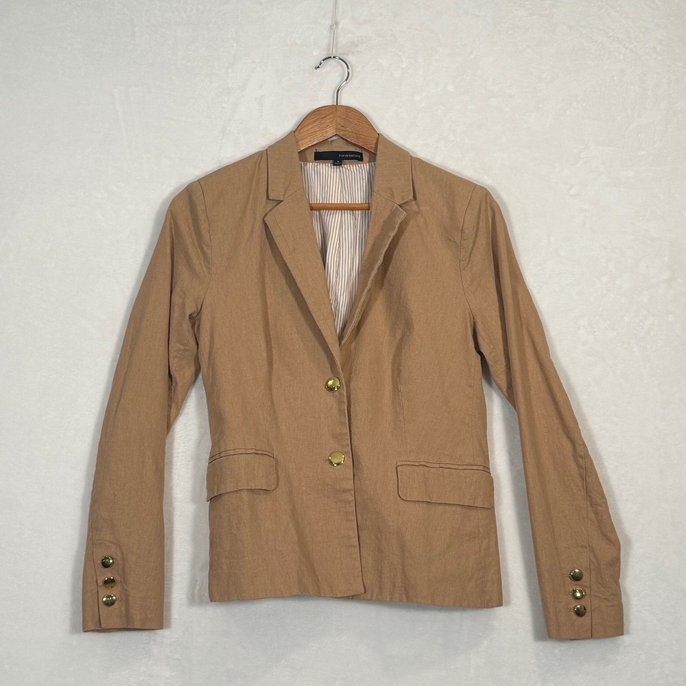 Vintage Casual Harve Benard Tan Blazer Size 6